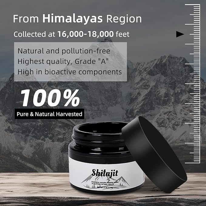 Reines Himalaya-Bio-Shilajit-Harz