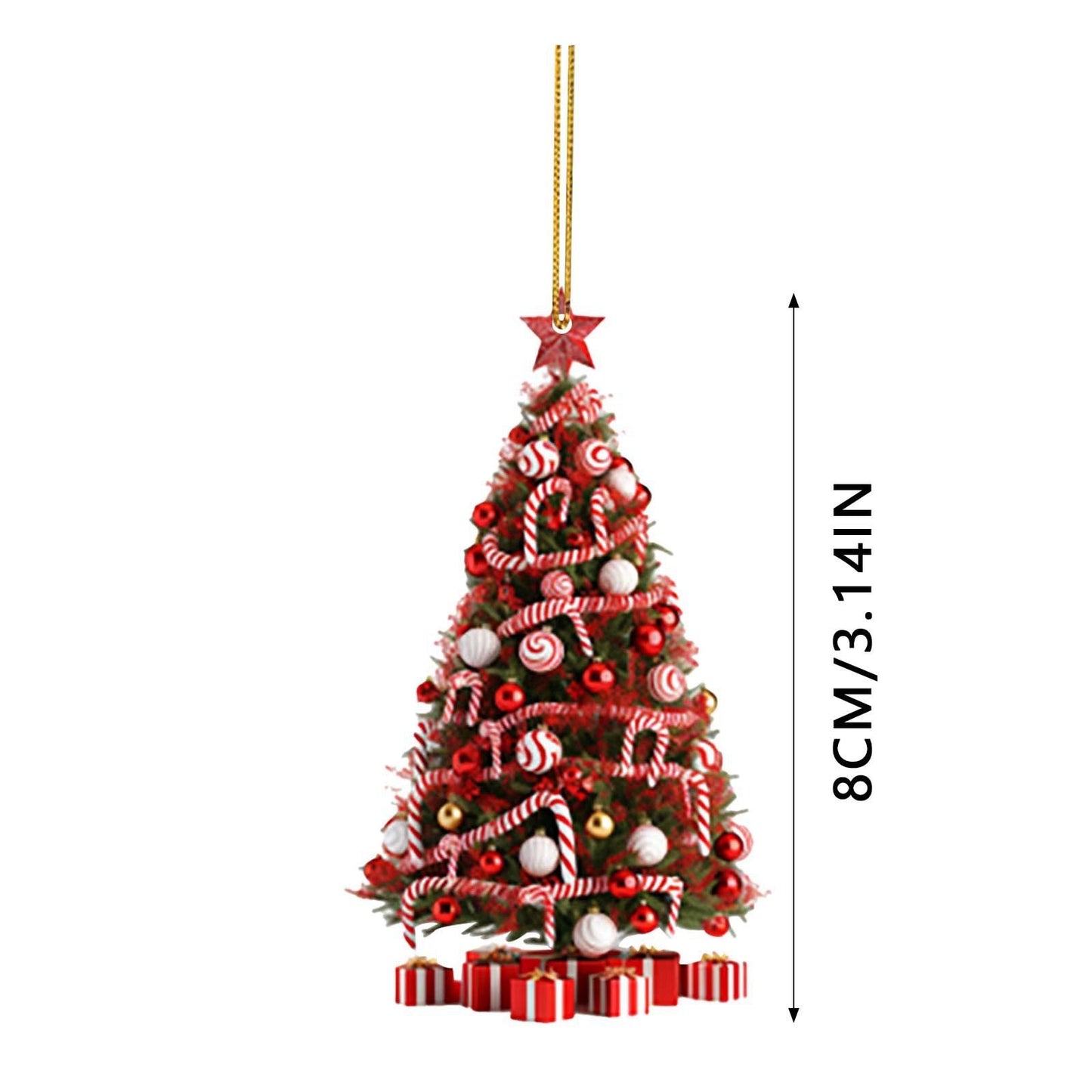 Weihnachtsbaum Acryl Anhänger